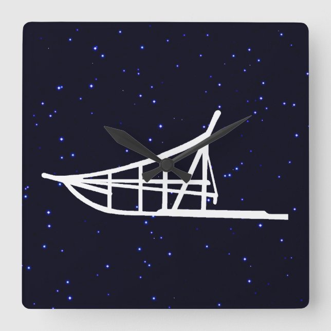 gegossen quadratische wanduhr (Vorderseite)