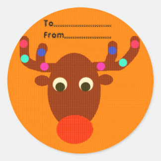 gegossen runder aufkleber