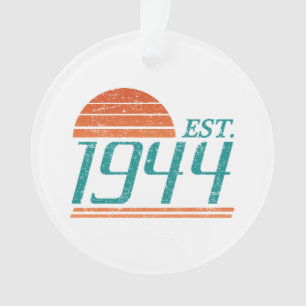 Gegr. 1944 Vintage 80 Jahre Alt Ornament