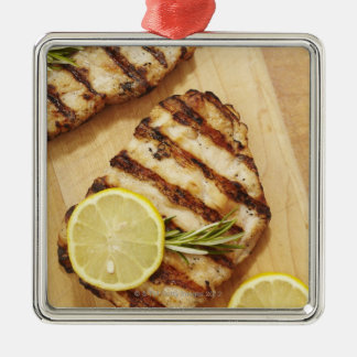 Gegrillte Hühnerbrüste Ornament Aus Metall