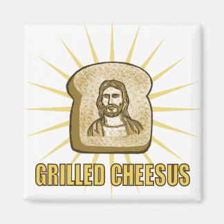 Gegrillter Cheesus-Magnet Magnet