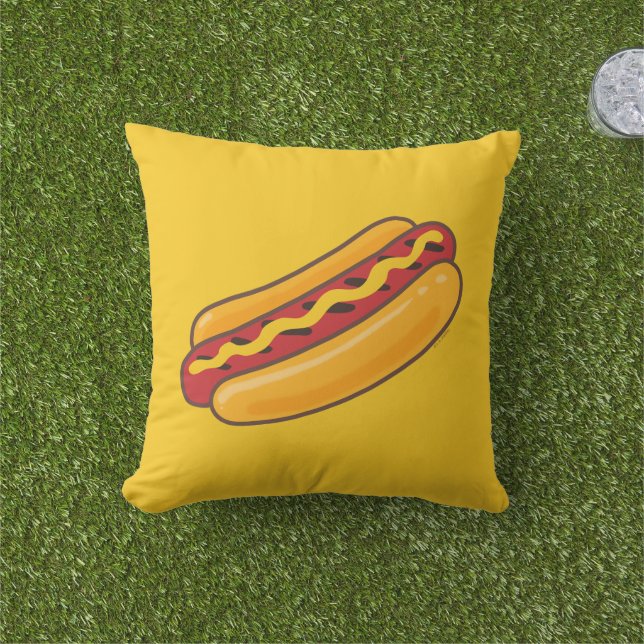Gegrillter Hot Dog Kissen (Golfball-Marker)