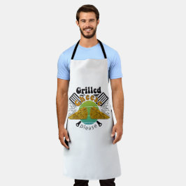 Gegrillter Käse bitte? lustig Schürze