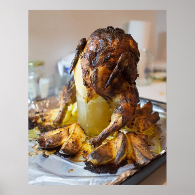 Gegrilltes Huhn Poster (Vorne)