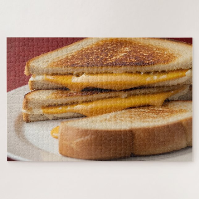 Gegrilltes Käsesandwich Puzzle (Horizontal)