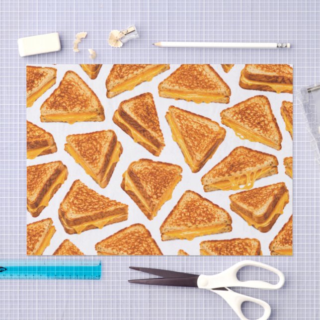 Gegrilltes Käsesandwich Seidenpapier (Handwerk)