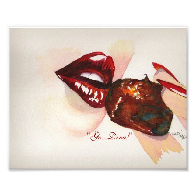 "Geh..Diva!" Art Print Fotodruck (Vorne)