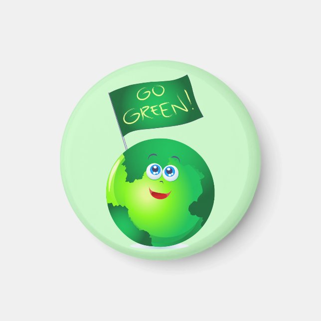 Geh grün! magnet (Vorne)