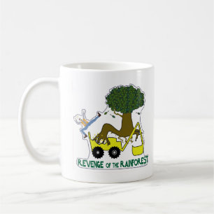 Geh grün! Reduzieren, wiederverwenden, gerecycelt. Kaffeetasse
