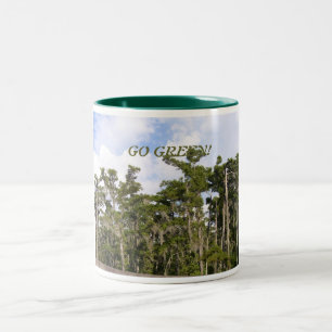 GEH GRÜN ZWEIFARBIGE TASSE