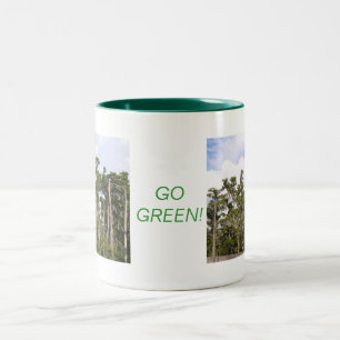 GEH GRÜN ZWEIFARBIGE TASSE