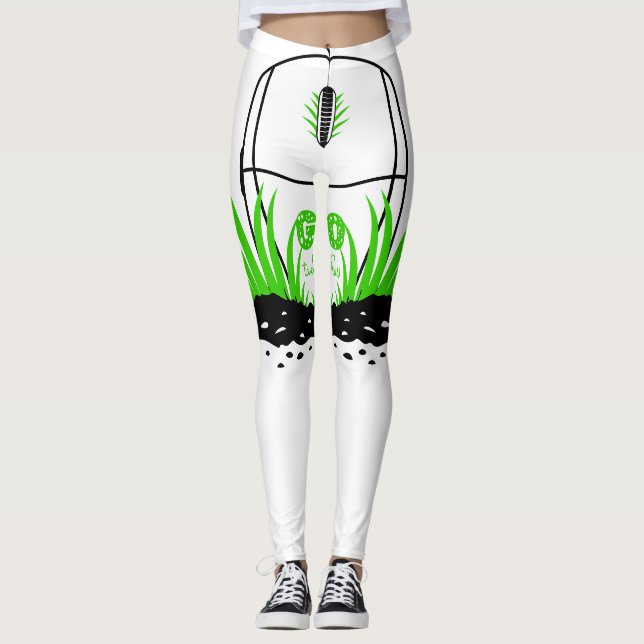 Geh ins Grüne Leggings (Vorderseite)