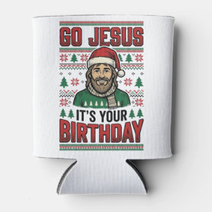 Geh Jesus Weihnachten Geburtstag Vintage-Shirt Dosenkühler