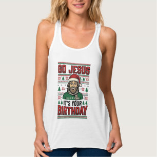 Geh Jesus Weihnachten Geburtstag Vintage-Shirt Tank Top