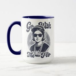Geh mit dem Flo Florence Nightingale Hip Hop Retro Zweifarbige Tasse