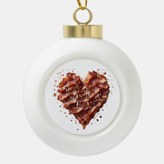 Geh nicht in mein Herz zurück, lustig Keramik Kugel-Ornament
