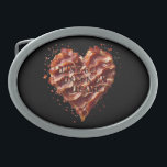 Geh nicht in mein Herz zurück, lustig Ovale Gürtelschnalle<br><div class="desc">Bilder sind ein Liebe Herz aus Bacon mit den lustigen Worten nicht wieder zu meinem Herzen,  auf der Spitze des Herzens,  Worte aus dem gleichen Bild gemacht.</div>