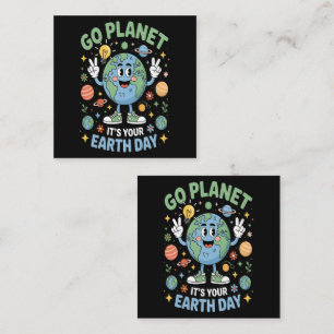 Geh Planet Dein Tag ist der Erde Begleitkarte