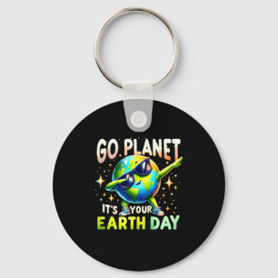 Geh Planet Es Ist Dein Erde Tag Lustiges Wissensch Schlüsselanhänger