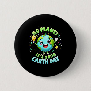 Geh Planet Es ist dein Tag der Erde 2025 Lehrer Ki Button