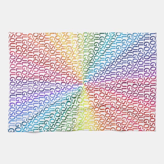 Geh Seele Geschirrtuch (Horizontal)