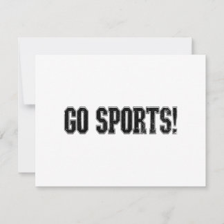 Geh Sport! Funny Vintag Sports Fan Go Sport