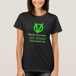 GEH VEGAN! Zeigen Sie das Logo der Veganen Revolut T-Shirt