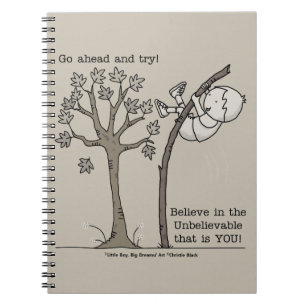 Geh vorbei und versuche es notizblock