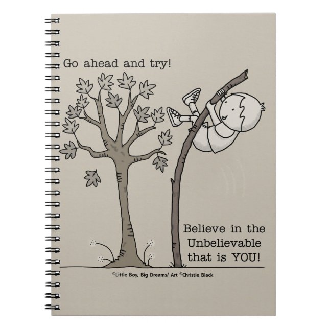 Geh vorbei und versuche es notizblock (Vorderseite)