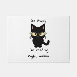 Geh weg, ich lese richtig MEOW Fußmatte