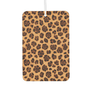 Geh wild Leopardendruck Gold Braun Orange Fell-Loo Autolufterfrischer