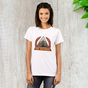 Geh Zelten im Freien T-Shirt