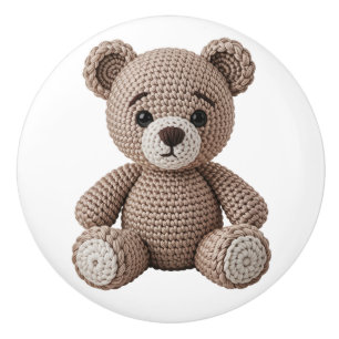 Gehäkelt Teddybär Keramikknauf