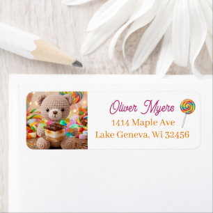 Gehäkkelter Teddybär mit S'more personalisiert