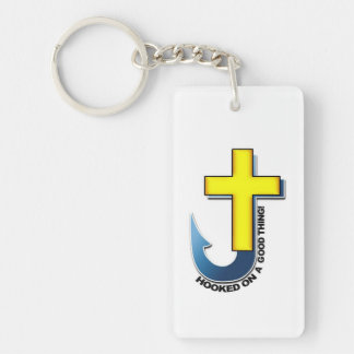 Gehakt auf einem guten Sache-Schlüsselanhänger Schlüsselanhänger