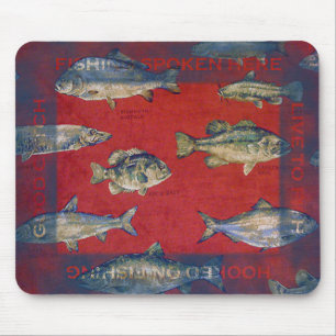 Gehakt auf Fischen Mousepad