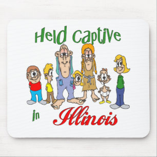 Gehaltener Gefangener in Illinois Mousepad