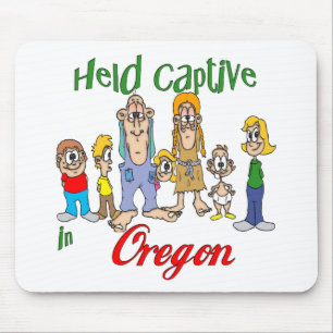 Gehaltener Gefangener in Oregon Mousepad
