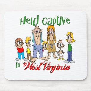 Gehaltener Gefangener in West Virginia Mousepad
