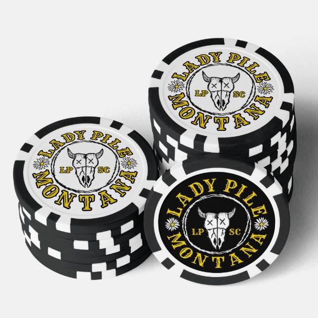 Gehäuft Pokerchips (Stapel)