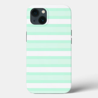 Gehäuse Aqua Stripe iPad Mini iPhone 13 Hülle