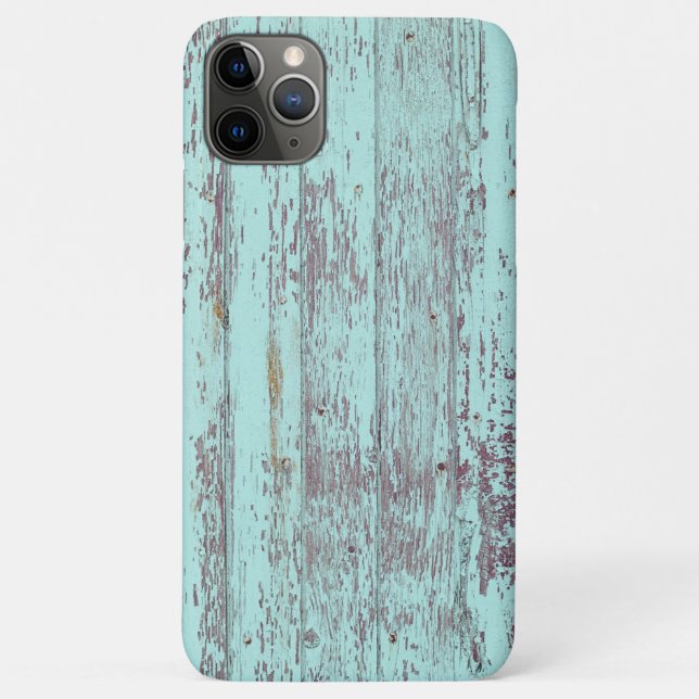 Gehäuse aus Aqua-Holz Case-Mate iPhone Hülle (Rückseite)