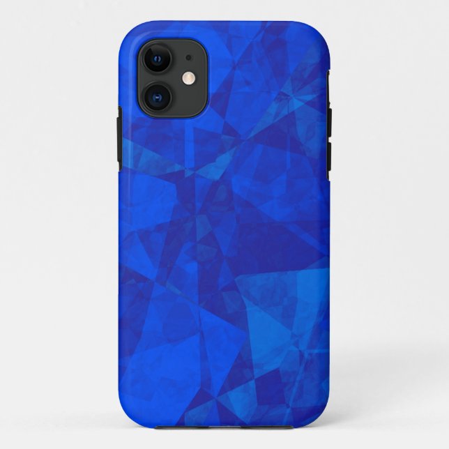 Gehäuse aus blauem Glas Case-Mate iPhone Hülle (Rückseite)