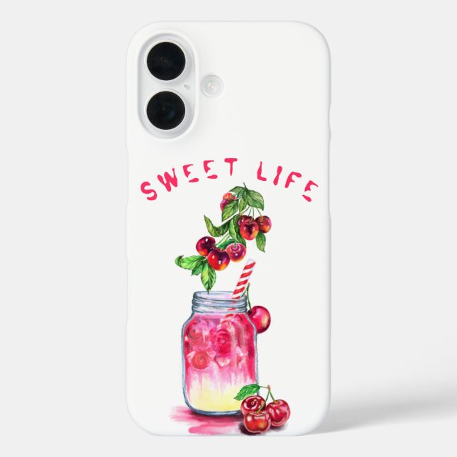 Gehäuse für frisches Cherry Drink - Benutzerdefini Case-Mate iPhone Hülle (Rückseite)