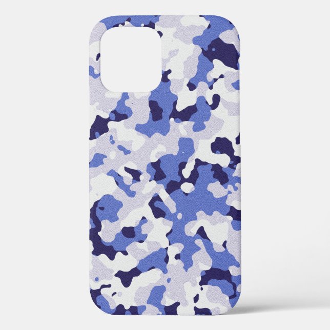Gehäuse für iPhone-Case mit Blue Camouflage Case-Mate iPhone Hülle (Rückseite)