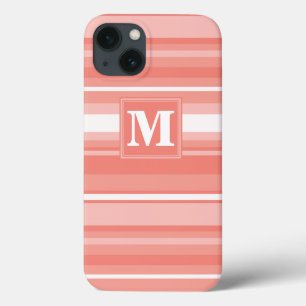 Gehäuse für Monogram Korallenstreifen Case-Mate iP iPhone Hülle