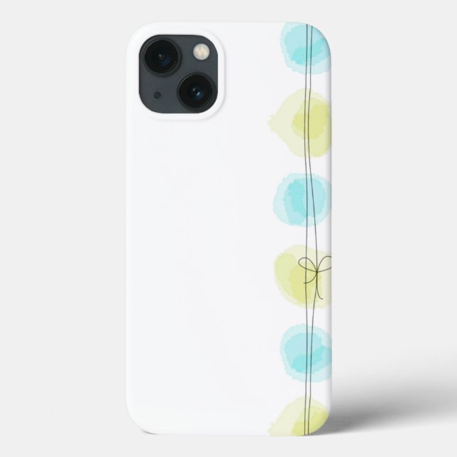 Gehäuse für Wasserfarbdots Case-Mate iPhone Hülle (Rückseite)