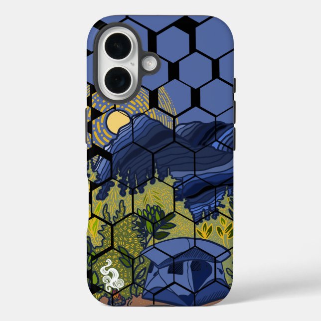 Gehäuse für Zelt-Camping Case-Mate iPhone Hülle (Rückseite)