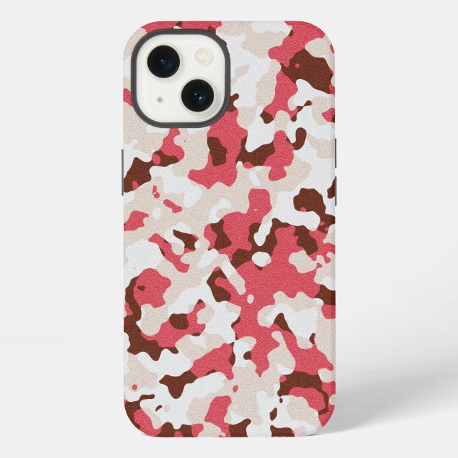 Gehäuse mit roter Tarnung Case-Mate iPhone Hülle (Rückseite)