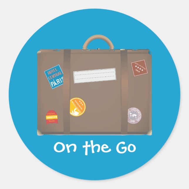 Gehäuseblattform Runder Aufkleber (Vorderseite)